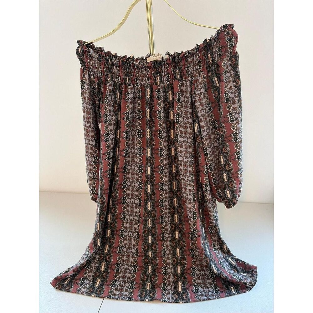 Rokoko Women's Brown and Black Casual-dresses